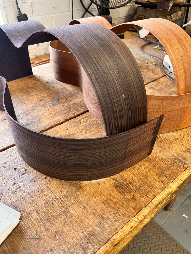 Rosewood and Mahogany Sides Shaped
