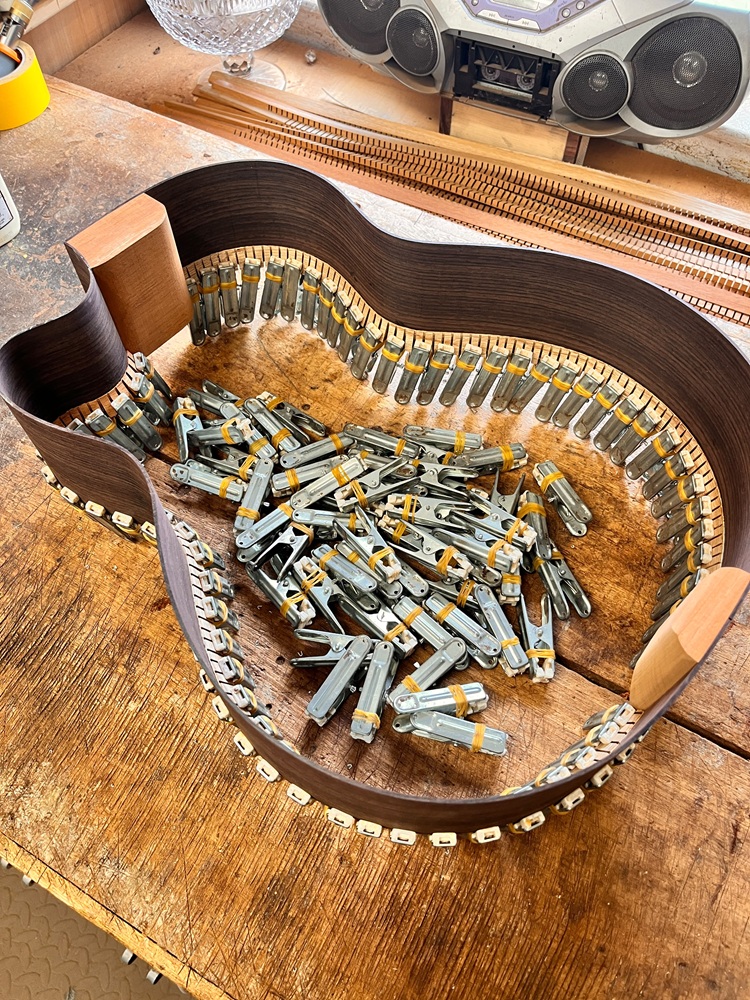 Rosewood Rim Gets Top Kerfing