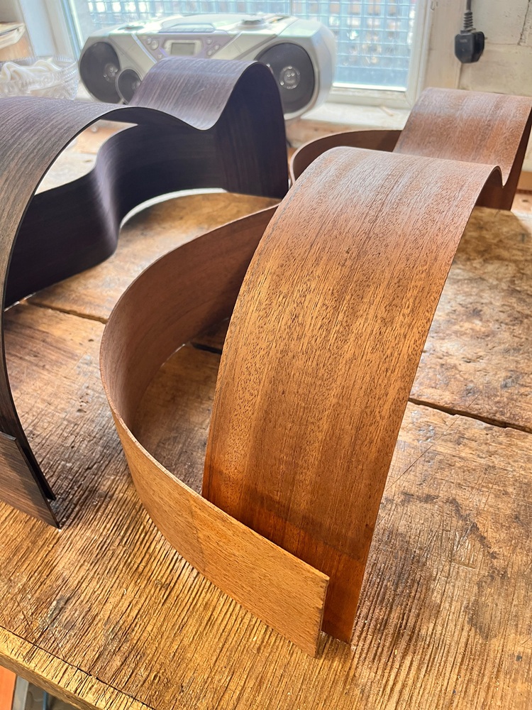 Mahogany and Rosewood Sides Shaped